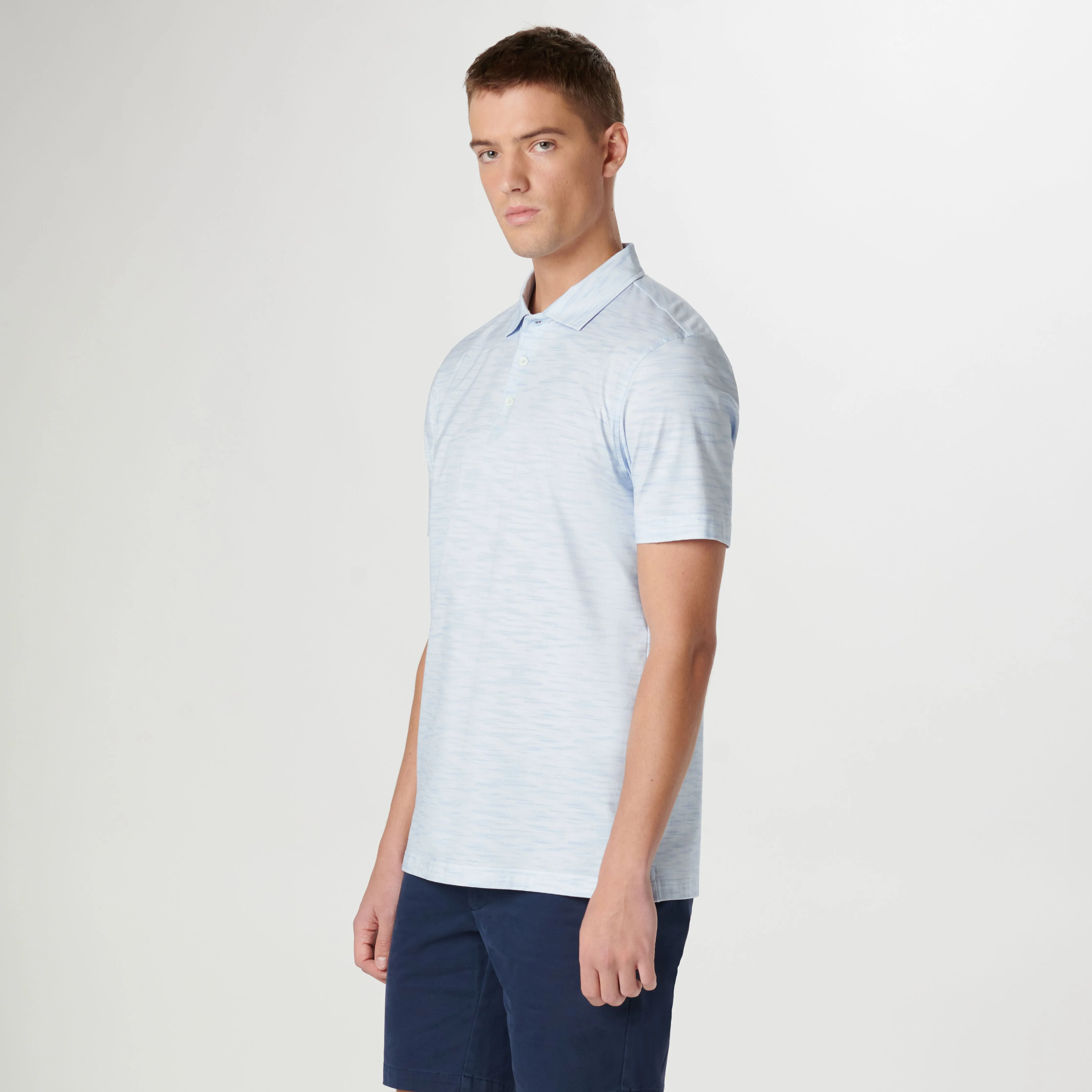 Victor Stitch Print OoohCotton Polo