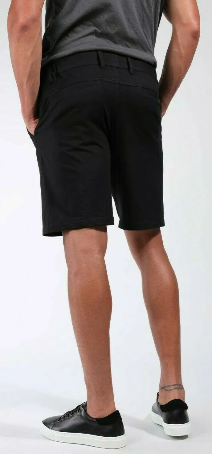 VOYAGER STRETCH CARGO WALKING SHORTS BLACK