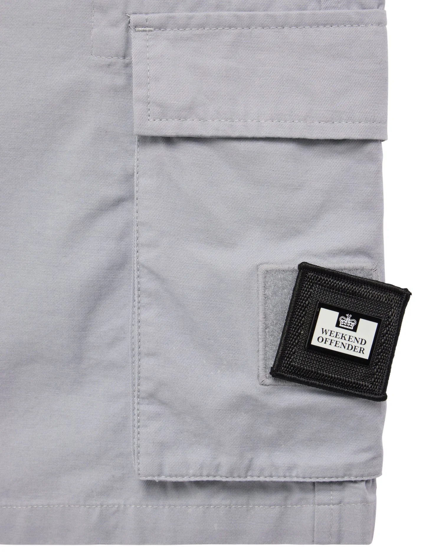 Weekend Offender Mascia Cargo Shorts Smokey Grey