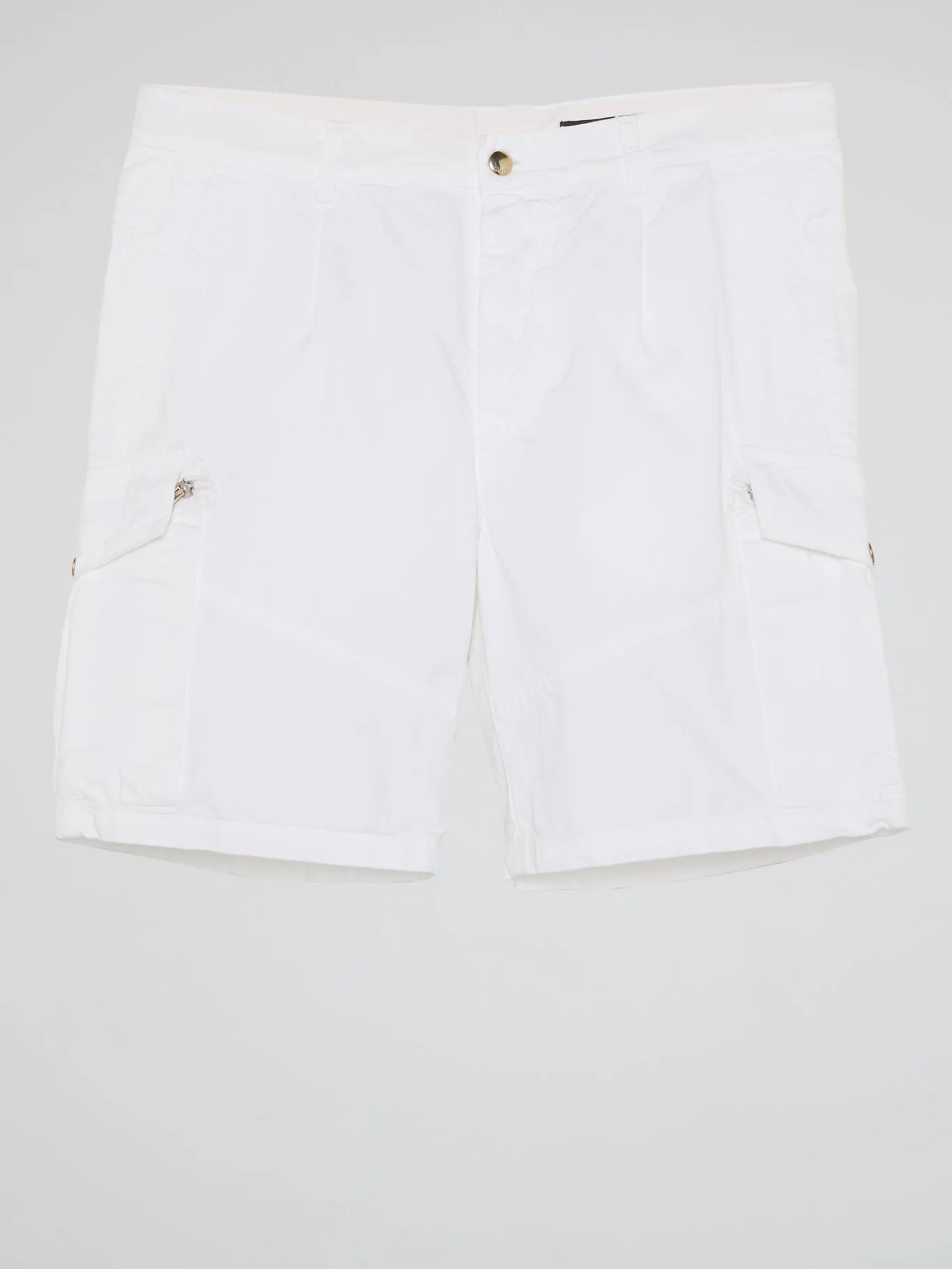 White Cargo Shorts