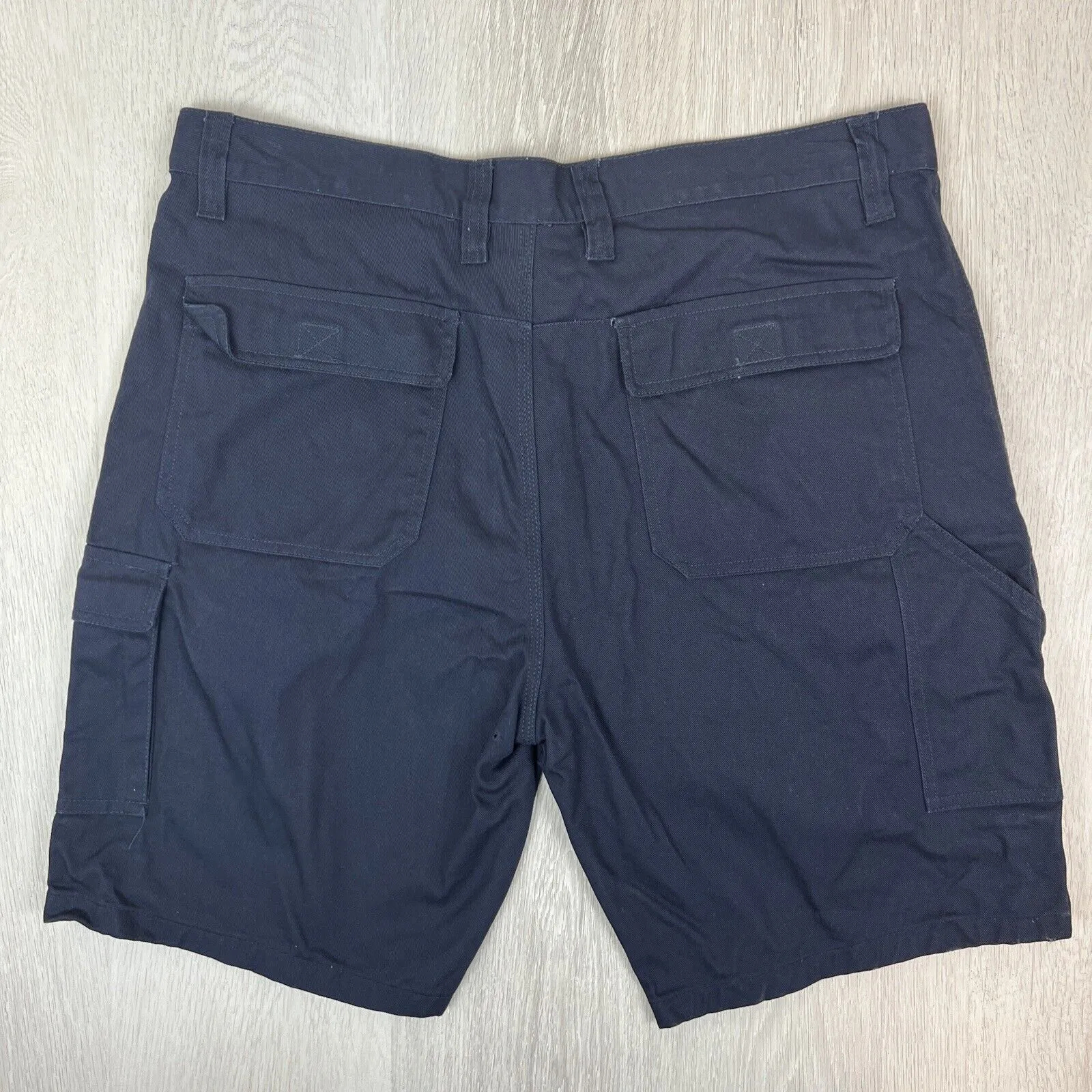 Work Zone Mens Navy Blue Cargo Shorts Size 2XL