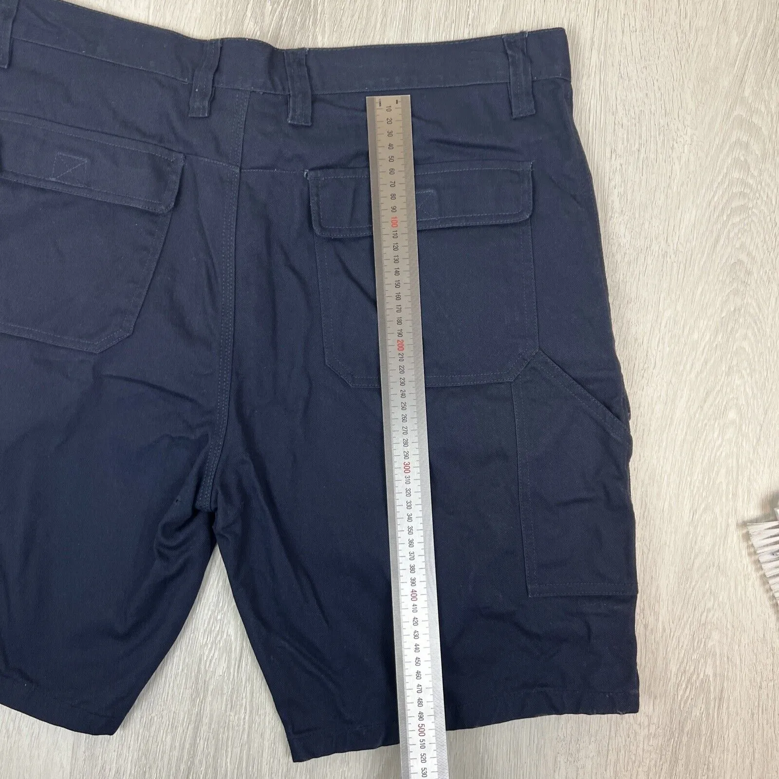 Work Zone Mens Navy Blue Cargo Shorts Size 2XL